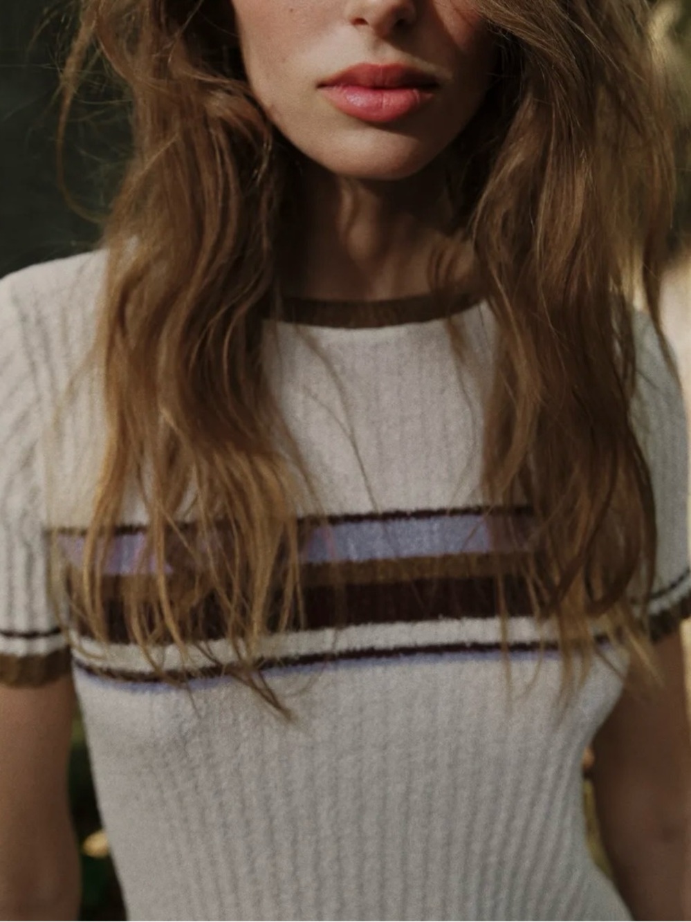 NWT ZARA RUSTIC STRIPED TOP - Picture 5 of 8